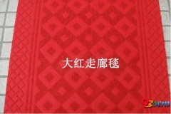 郑州大红走廊毯